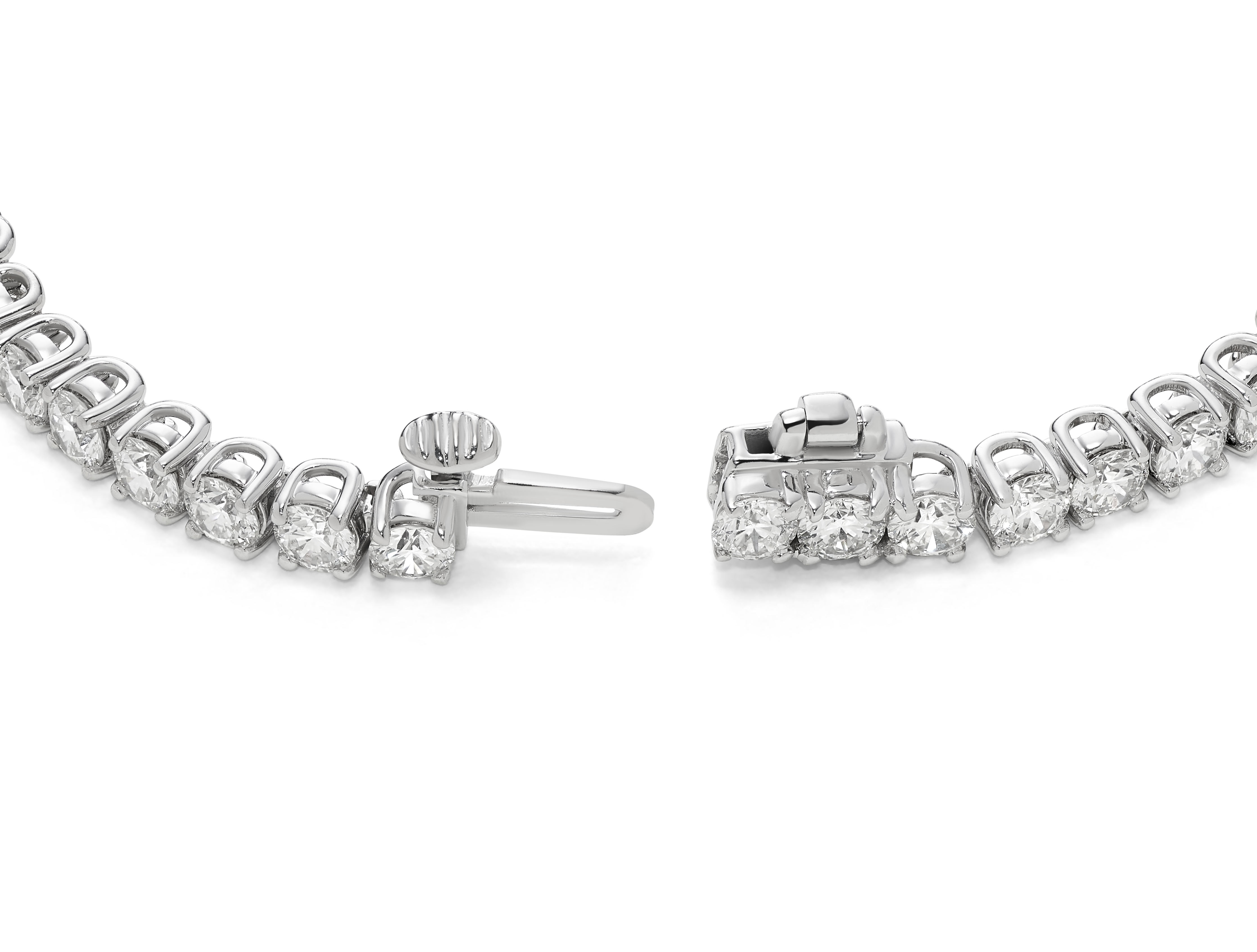 Lab-Grown Diamond Small Tennis Bracelet - E/F color, 7" length | White